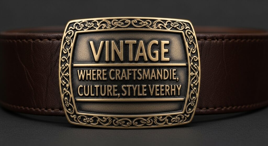 vintage belt buckles