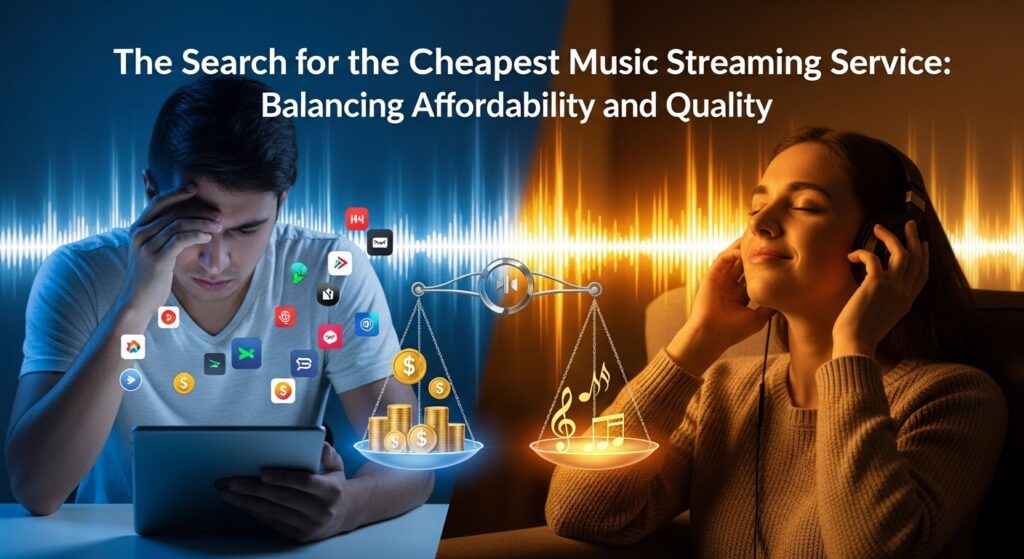 cheapest music streaming service