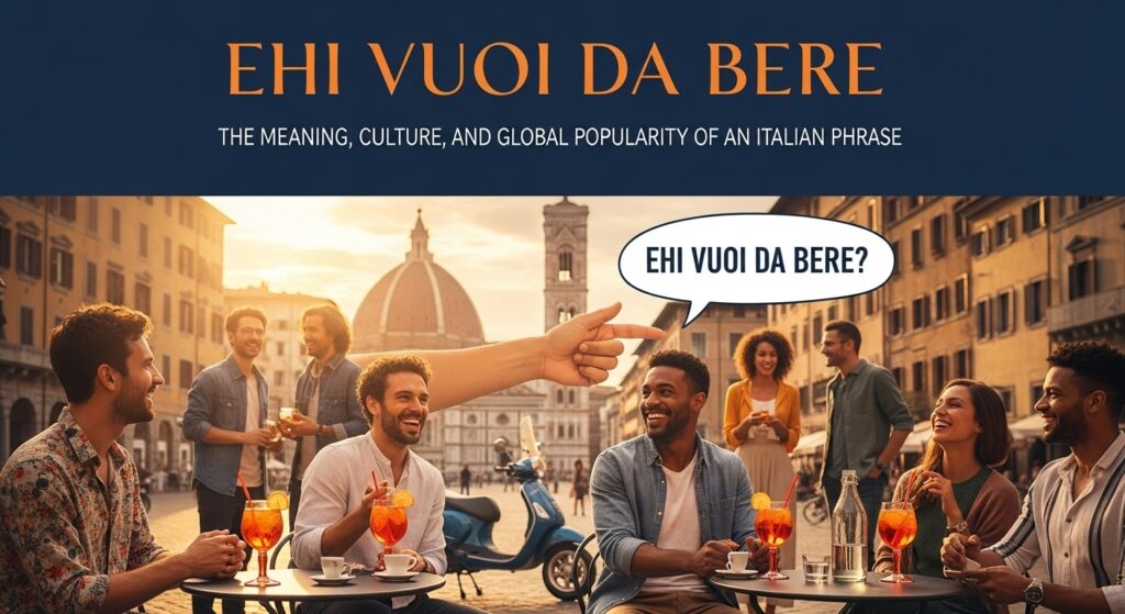 Ehi Vuoi Da Bere: The Meaning, Culture, and Global Popularity of an Italian Phrase
