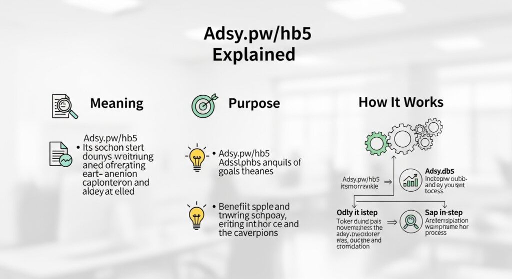 Adsy.pw/hb5 Explained: Meaning, Purpose, and How It Works