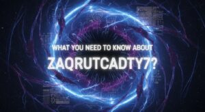 What You Need To Know About zaqrutcadty7?